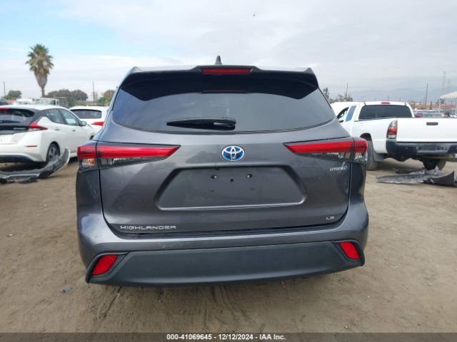 5TDZARAHXPS526544 Toyota Highlander Hybrid Le
