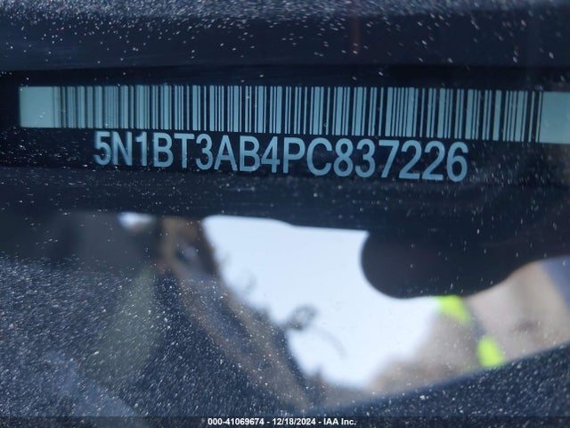 5N1BT3AB4PC837226 Nissan ROGUE S