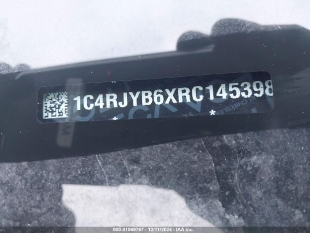 1C4RJYB6XRC145398 Jeep Grand Cherokee 4xe