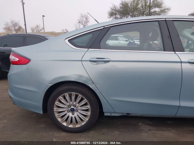 3FA6P0LU9ER241637 Ford Fusion Hybrid Se