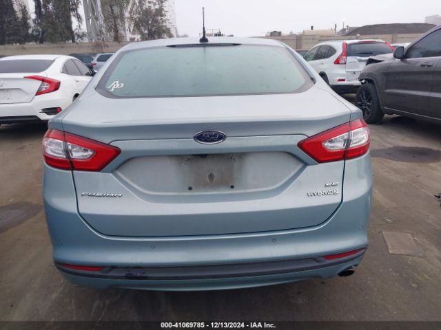 3FA6P0LU9ER241637 Ford Fusion Hybrid Se