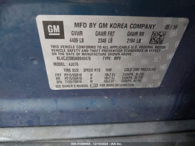 2019 BUICK ENCORE KL4CJ2SB5KB940476 Photo 8