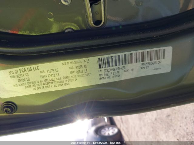 2C3CCAAG6JH304263 Chrysler 300 Touring L