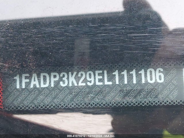1FADP3K29EL111106 Ford FOCUS SE