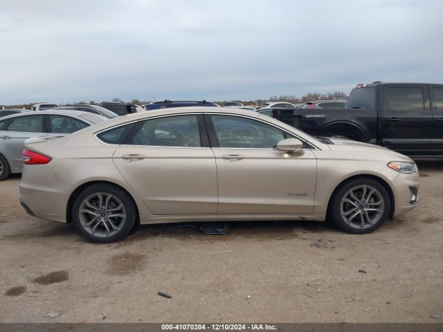 3FA6P0RU4KR144431 Ford Fusion Hybrid Titanium