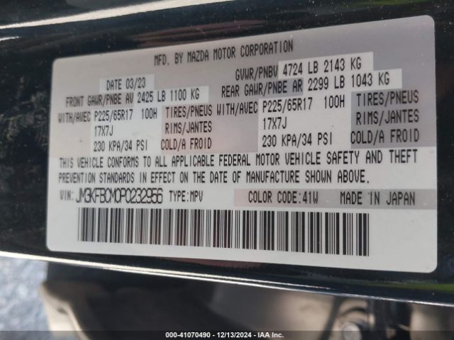 JM3KFBCM0P0232956 Mazda Cx-5 2.5 S Preferred