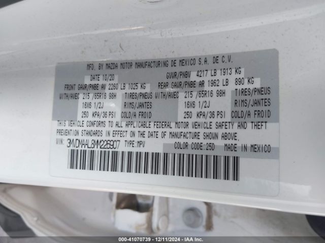 3MVDMAAL8MM226907 Mazda Cx-30 2.5 S