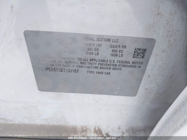 1G1PC5SB0E7103167 Chevrolet Cruze 1lt Auto