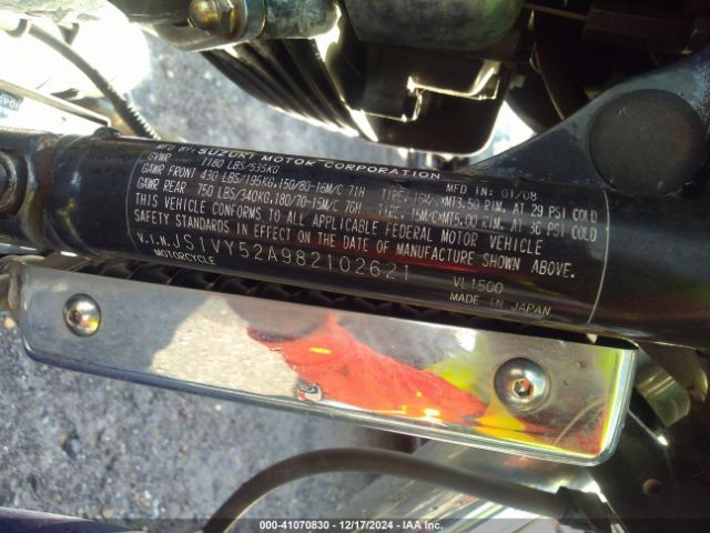 2008 SUZUKI VL1500 JS1VY52A982102621 Photo 9