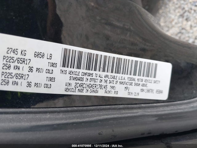 2C4RC1HGXER178145 Chrysler Town & Country S