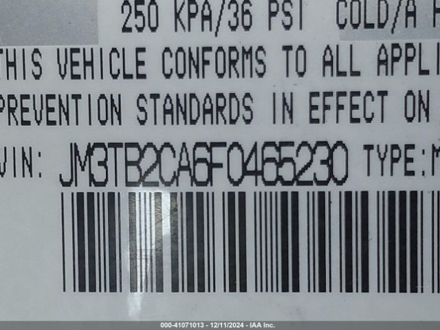 JM3TB2CA6F0465230 Mazda Cx-9 Touring