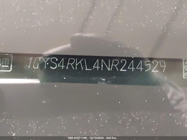1GYS4RKL4NR244529 Cadillac Escalade Esv 4wd Sport Platinum