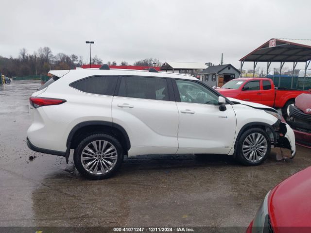 5TDEBRCH0MS046324 Toyota Highlander Hybrid Platinum