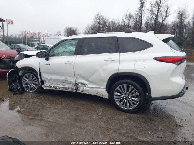 5TDEBRCH0MS046324 Toyota Highlander Hybrid Platinum