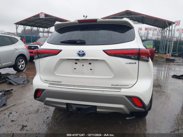 5TDEBRCH0MS046324 Toyota Highlander Hybrid Platinum