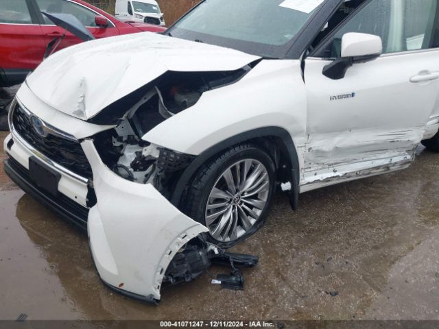 5TDEBRCH0MS046324 Toyota Highlander Hybrid Platinum