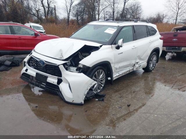 5TDEBRCH0MS046324 Toyota Highlander Hybrid Platinum