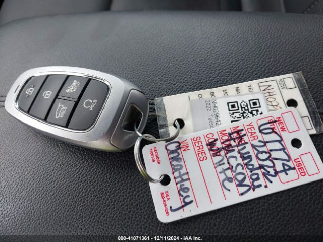 5NMJC3AE9NH029642 Hyundai TUCSON SEL