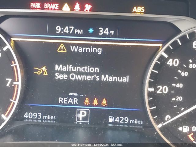 1N4BL4DW9RN412087 Nissan Altima Sv Intelligent Awd
