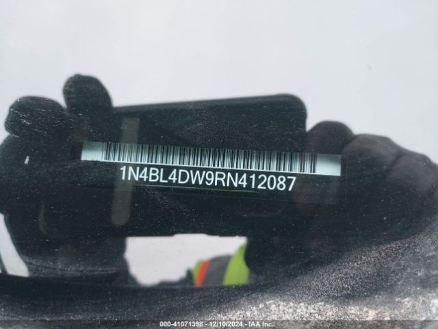 1N4BL4DW9RN412087 Nissan Altima Sv Intelligent Awd