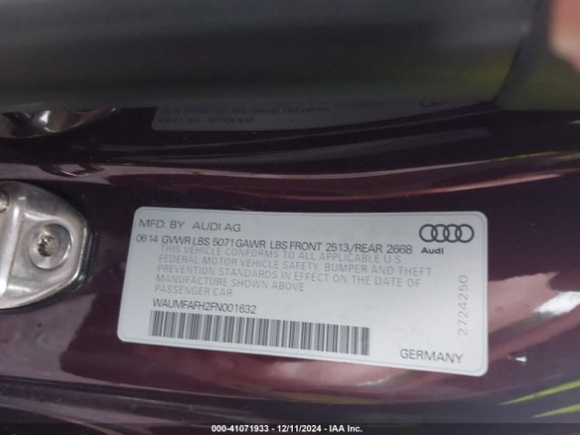 WAUMFAFH2FN001632 Audi A5 2.0t Premium