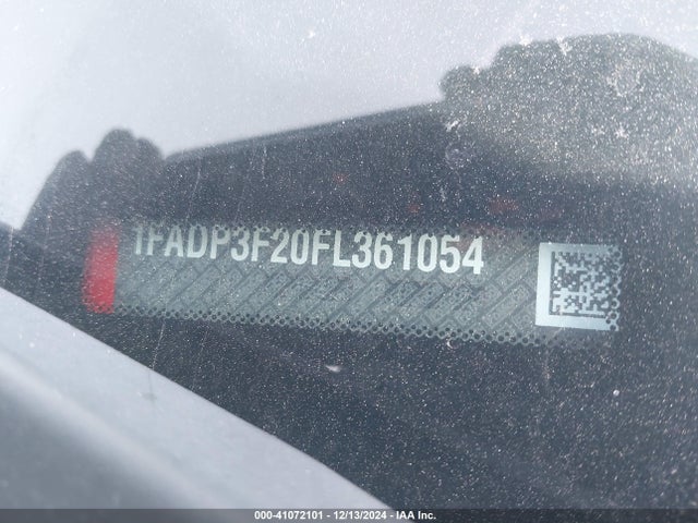 Ford FOCUS SE 2015 1FADP3F20FL361054 Image 9
