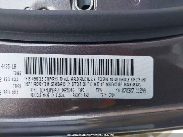 1C4NJPBA3FD429782 Jeep Patriot Altitude Edition
