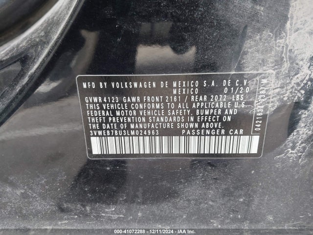 3VWEB7BU3LM024963 Volkswagen Jetta 1.4t Sel