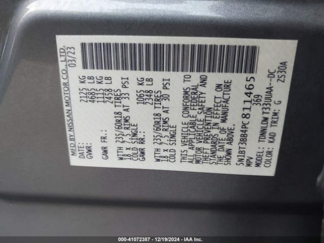 2023 NISSAN ROGUE 5N1BT3BB4PC811465 Photo 8