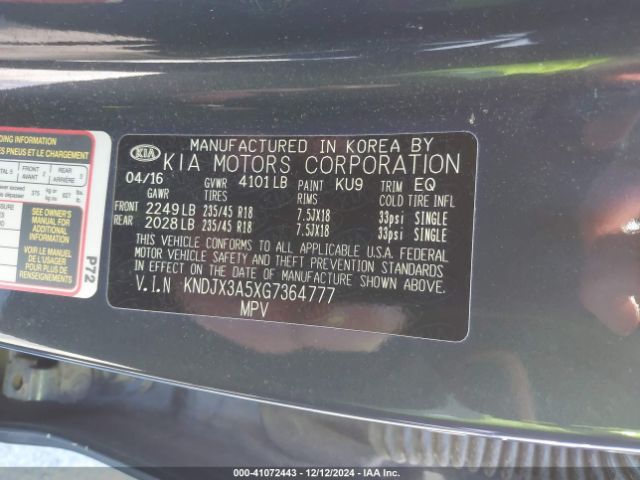 KNDJX3A5XG7364777 KIA Soul !