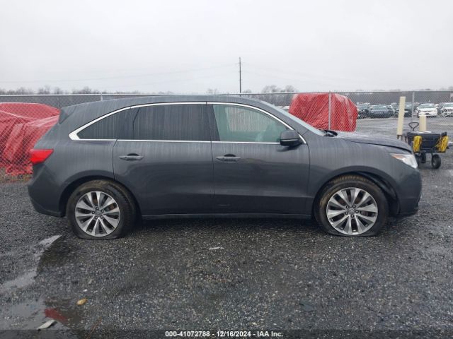 5FRYD4H43FB013968 Acura Mdx Technology Package