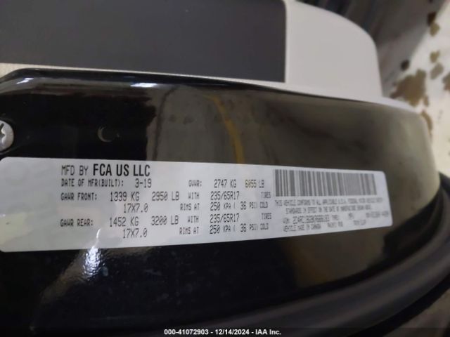 2019 CHRYSLER PACIFICA 2C4RC1BG9KR666183 Photo 8