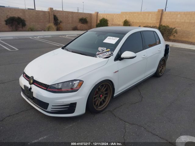 3VW547AU1FM104780 Volkswagen Golf Gti 2.0t Se W/performance Package 4-door