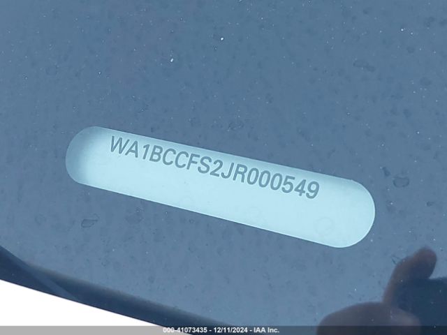 WA1BCCFS2JR000549 Audi Q3 2.0t Premium/2.0t Sport Premium