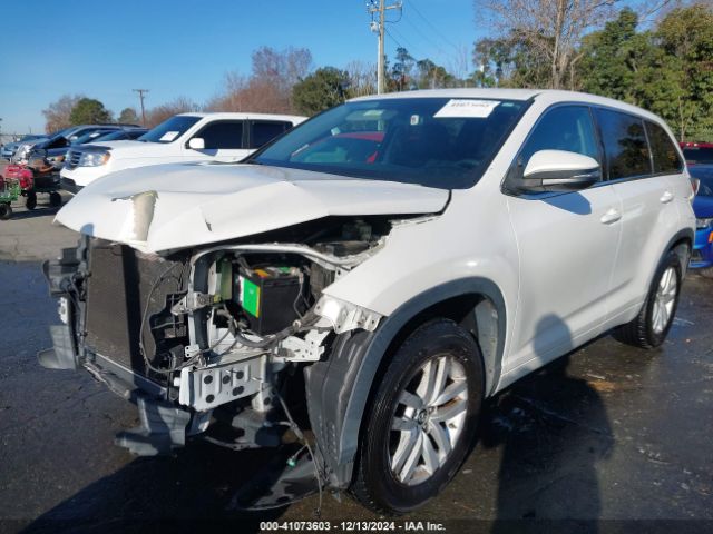 5TDZARFH9GS018591 Toyota Highlander Le