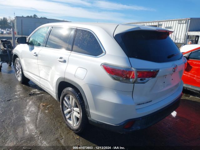 5TDZARFH9GS018591 Toyota Highlander Le