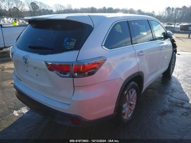 5TDZARFH9GS018591 Toyota Highlander Le