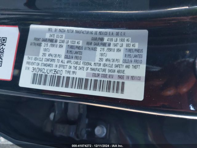 3MVDMACLXLM135410 Mazda Cx-30 Select Package