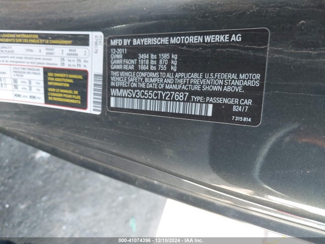 2012 MINI COOPER S WMWSV3C55CTY27687 Photo 8