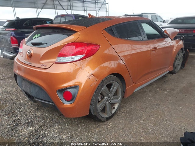 Hyundai Veloster Turbo W/black 2014 KMHTC6AE3EU190633 Image 4