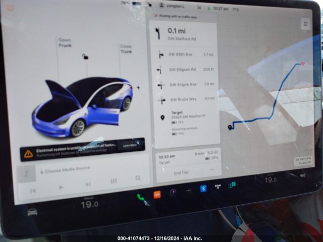 5YJ3E1EA9NF145116 Tesla Model 3 Rear-wheel Drive