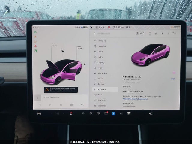 2020 TESLA MODEL 3 5YJ3E1EB9LF628191 Photo 6