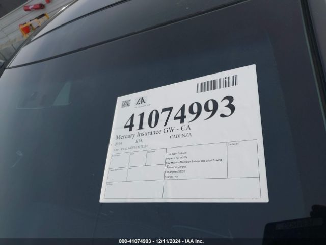 KNALN4D76E5121524 KIA Cadenza Premium