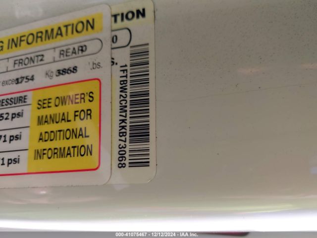 1FTBW2CM7KKB73068 Ford Transit-350