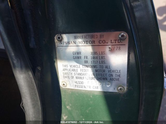 1978 DATSUN 280Z 000000HLS30465513 Photo 8