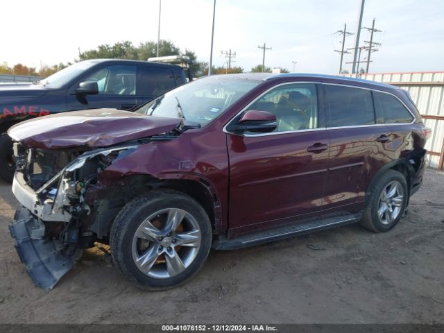 5TDYKRFHXFS066673 Toyota Highlander Limited Platinum V6