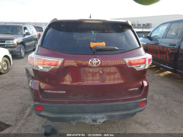 5TDYKRFHXFS066673 Toyota Highlander Limited Platinum V6