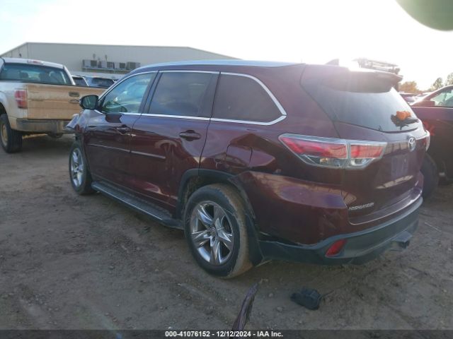 5TDYKRFHXFS066673 Toyota Highlander Limited Platinum V6