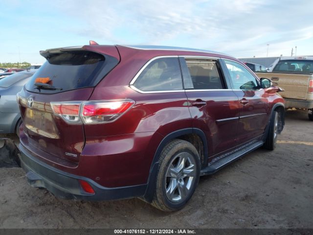 5TDYKRFHXFS066673 Toyota Highlander Limited Platinum V6