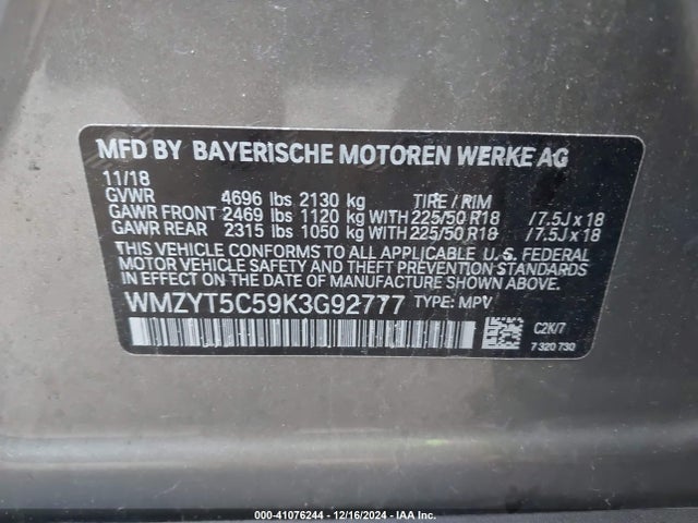 2019 MINI COUNTRYMAN WMZYT5C59K3G92777 Photo 8